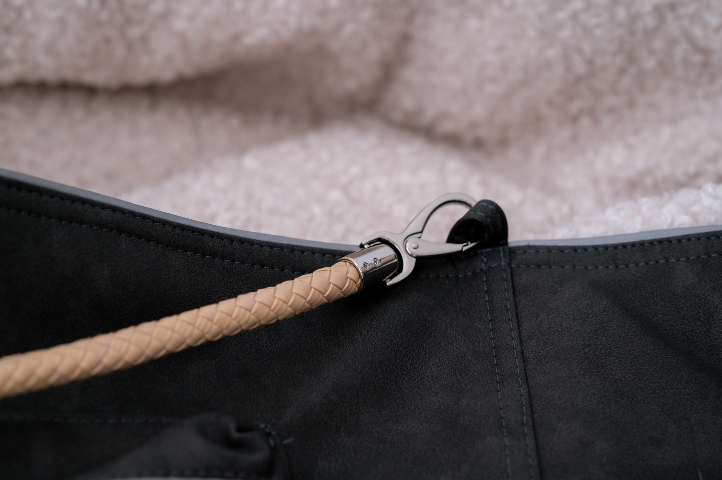 Bolsa de transporte para perros Weekender 4Estaciones, antracita natural, M