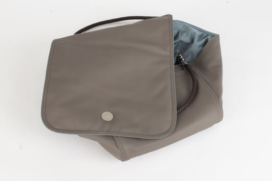 Hundetasche Weekender Solo  [[ dark taupe - iceblue ]]