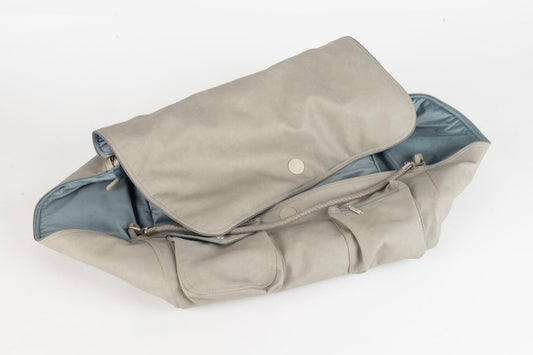 Hundetasche Weekender Solo [[ platin grey - iceblue ]]