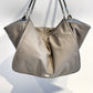 Hundetasche Weekender [[ dark taupe - iceblue ]]