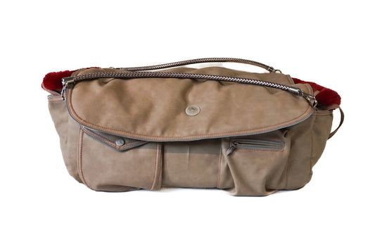 Bolsa de transporte para perros Weekender 4Seasons [[ Color: sandy red, Tamaño: M ]]