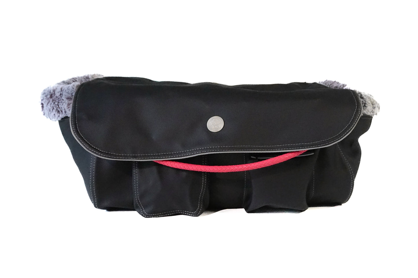 Weekender 4Estaciones, negro con costuras en contraste, M