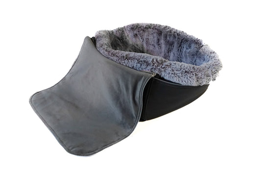 Weekender 4Estaciones, negro con costuras en contraste, M