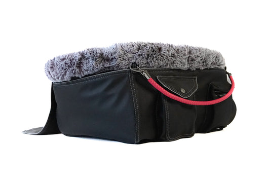 Weekender 4Estaciones, negro con costuras en contraste, M