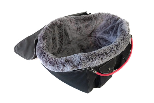 Weekender 4Estaciones, negro con costuras en contraste, M