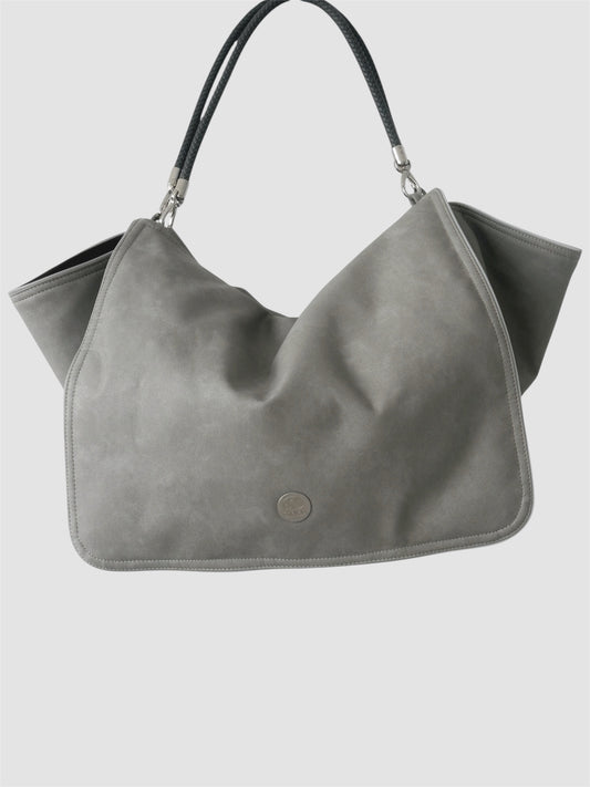 Hundetasche Weekender Solo  [[ dark taupe - iceblue ]]