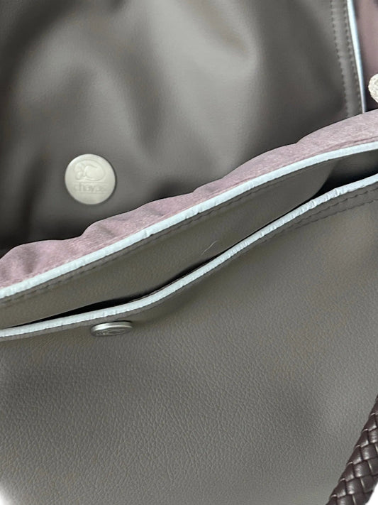 Hundetasche Weekender [[ Dark Taupe - Dusty Rose ]]