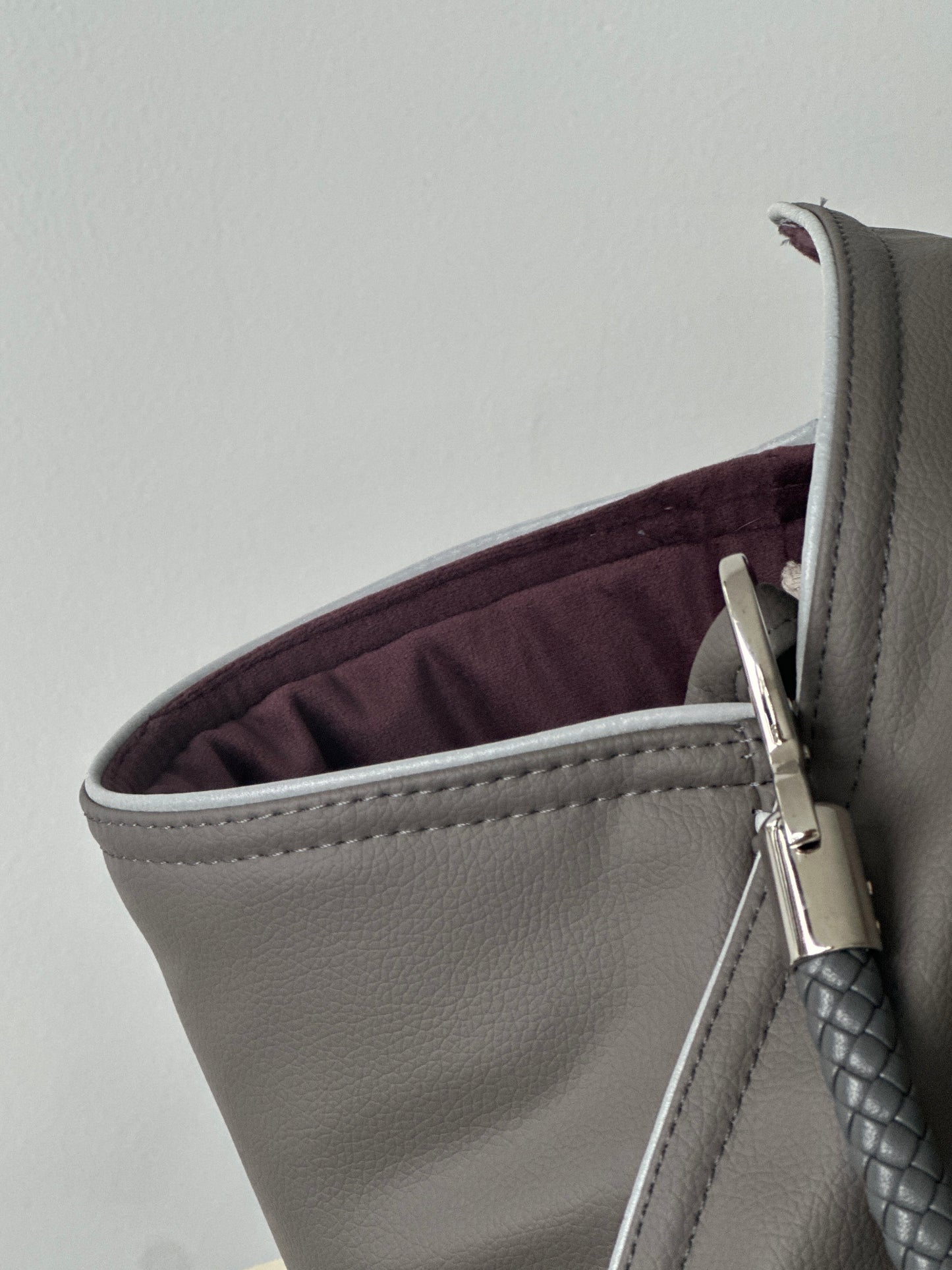 Bolsa de viaje para perros Weekender [[ gris oscuro - mora ]]