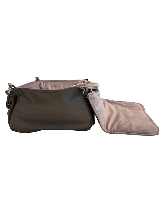 Hundetasche Weekender [[ Dark Taupe - Dusty Rose ]]