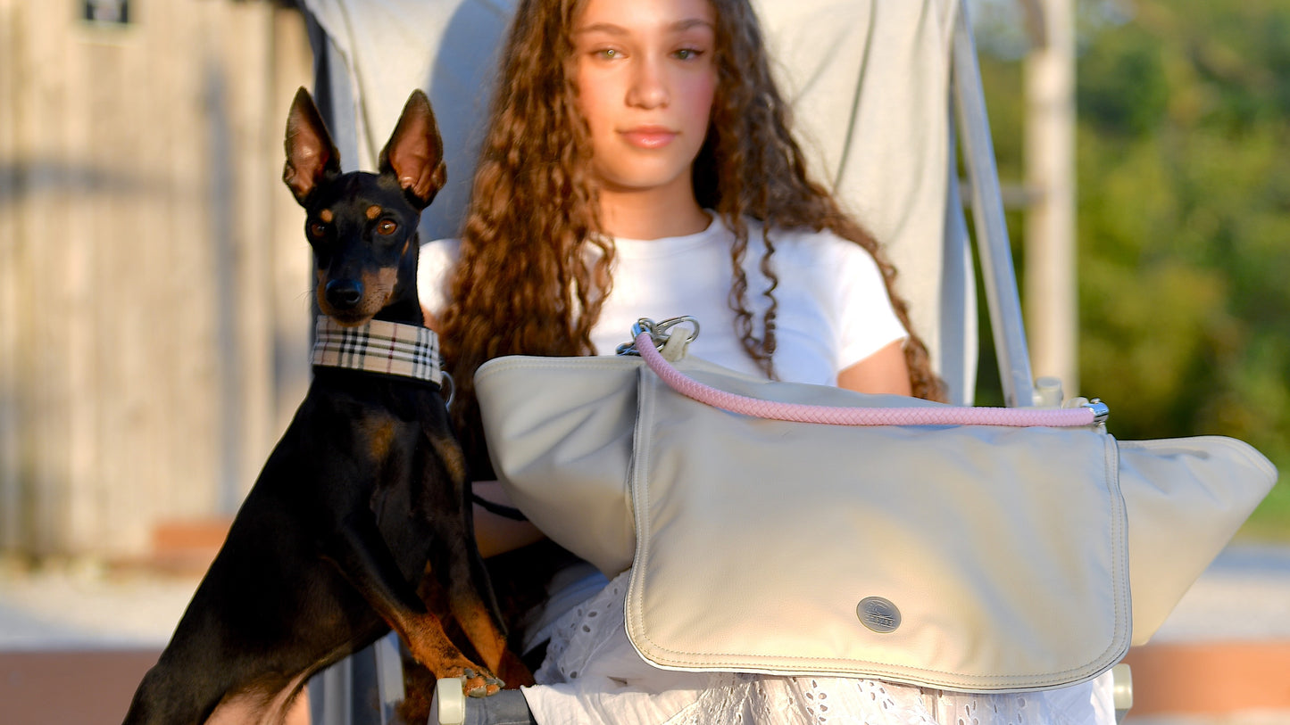 Hundetasche Weekender ice-wildberry, silverstone Inlay