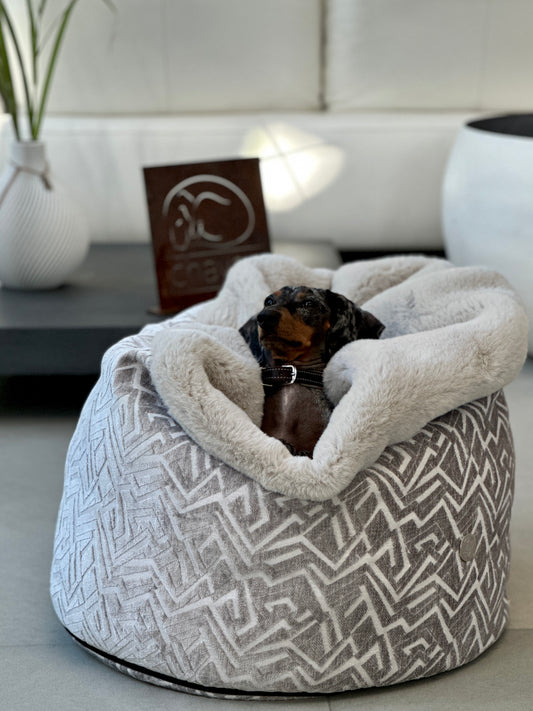 Adorno para cueva de cama para perros Hideaway