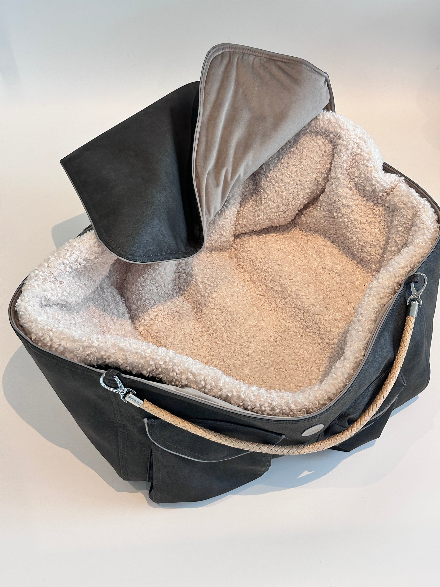Hundetasche Weekender 4Seasons, anthrazit natur, M