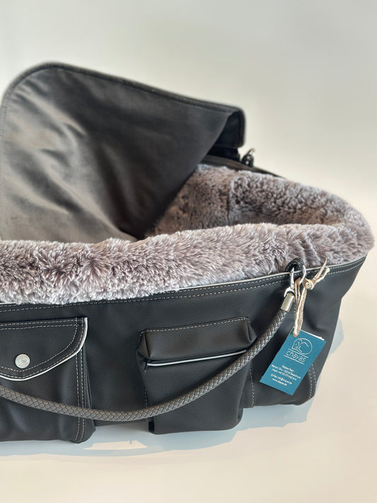 Weekender 4Estaciones, negro con costuras en contraste, M