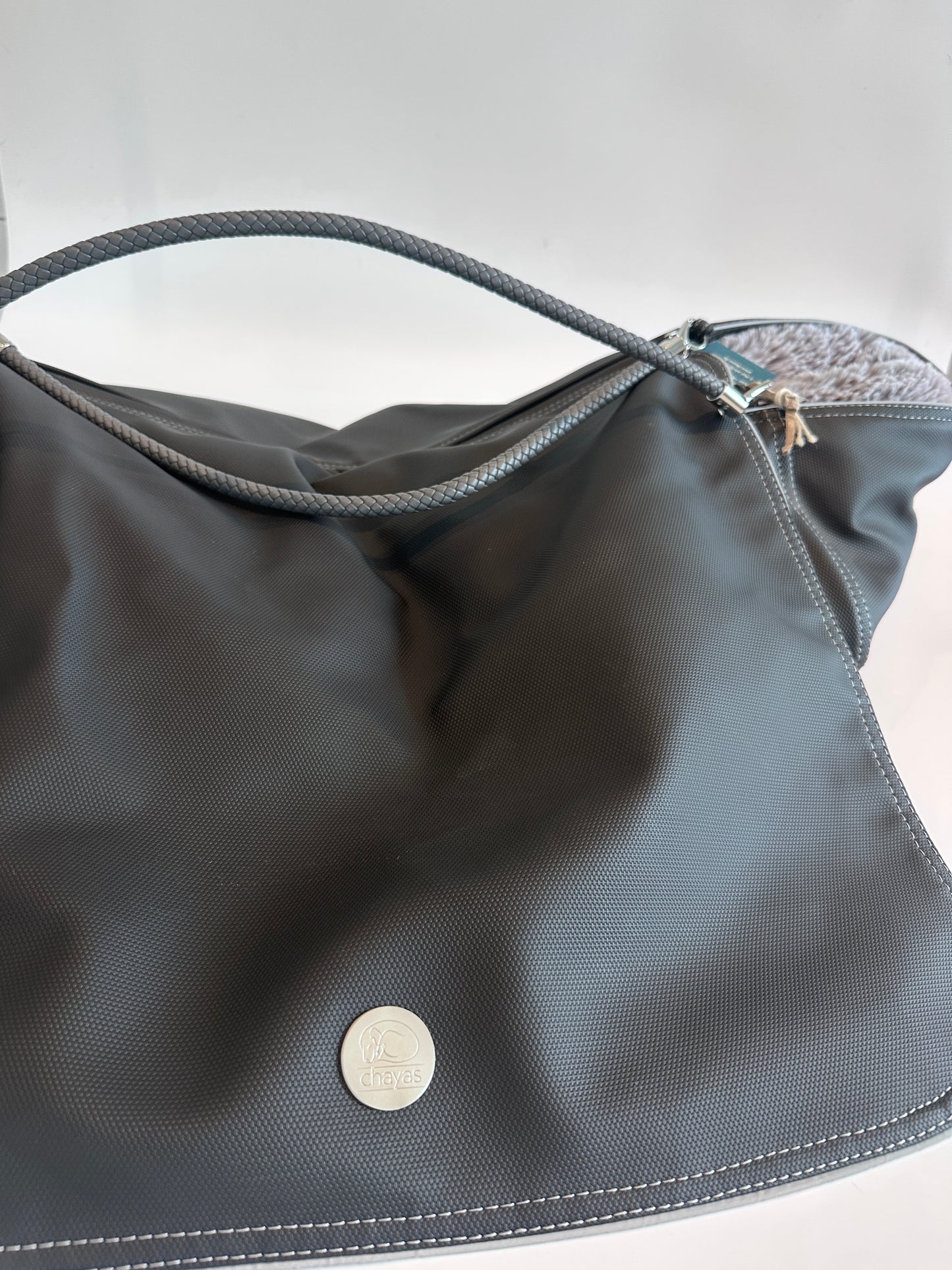 Weekender 4Estaciones, negro con costuras en contraste, M