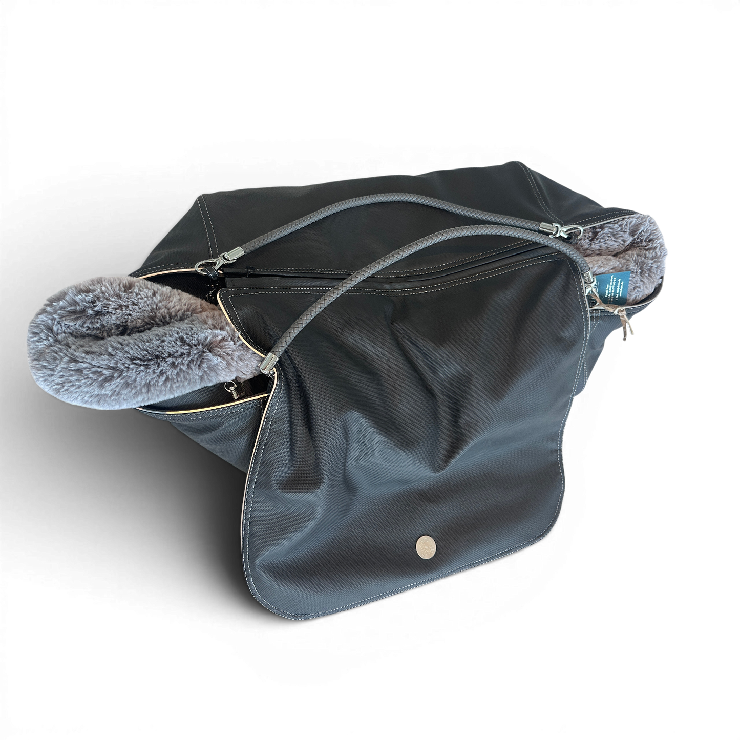 Weekender 4Seasons, schwarz mit Kontrastnähten, M