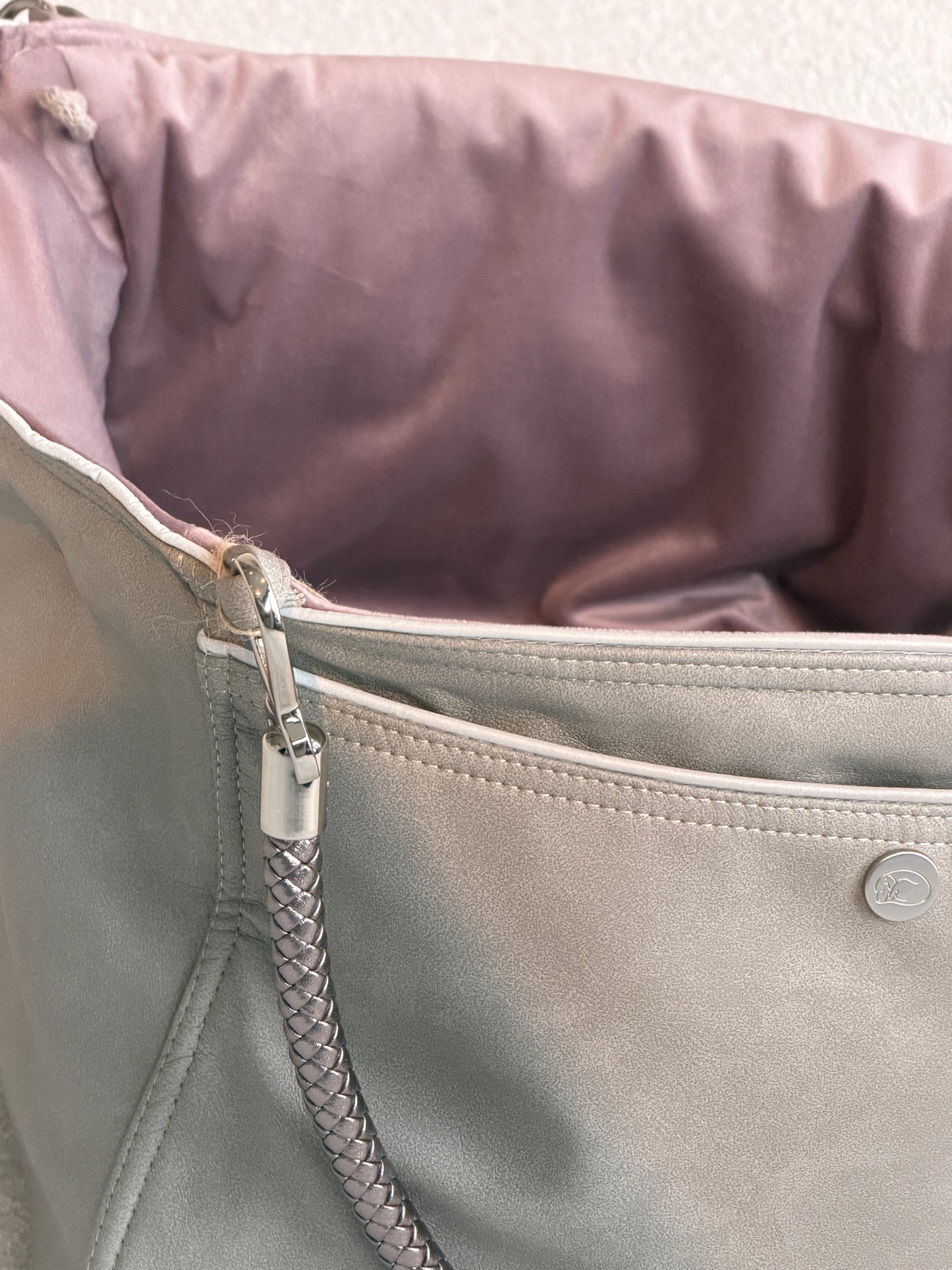 Bolsa de viaje para perros Weekender [[ platin grey - dusty rose ]]