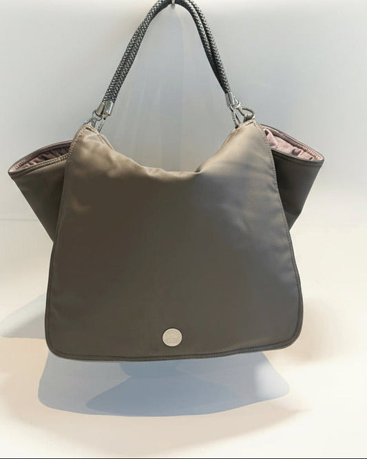 Bolso de viaje para perros Weekender [[ Dark Taupe - Dusty Rose ]]