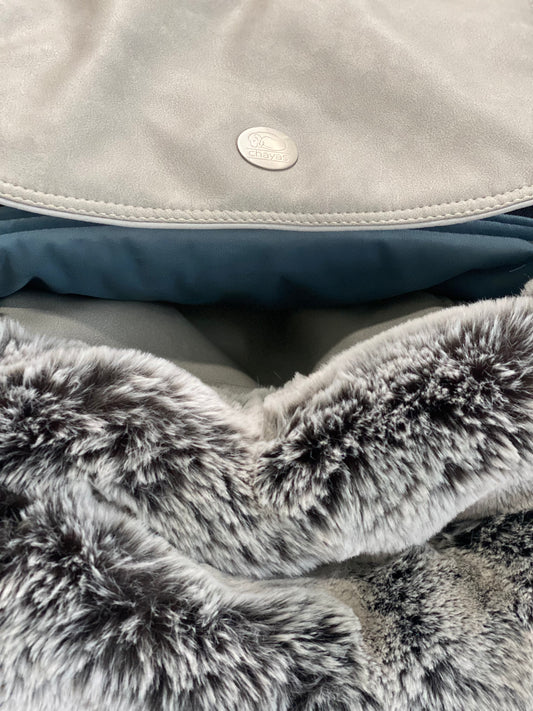 Hundetasche Weekender ice-dustyrose, salt & pepper Inlay